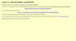 Desktop Screenshot of haiku-survey.com